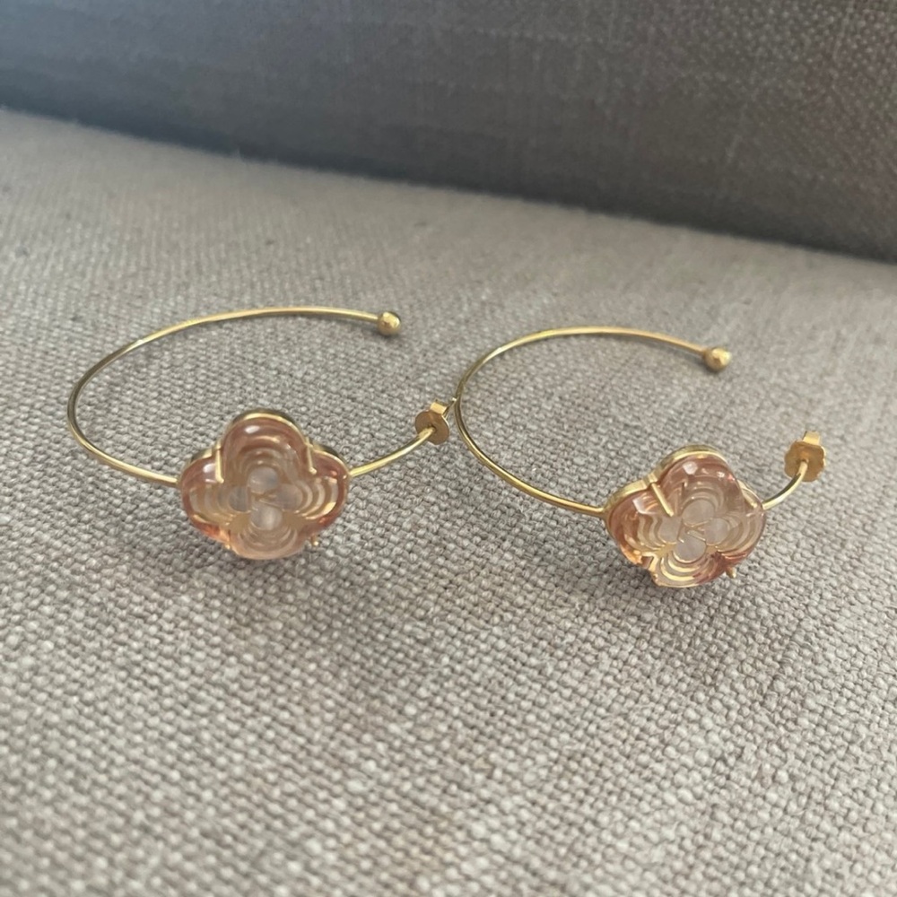 Louis Vuitton hood earrings